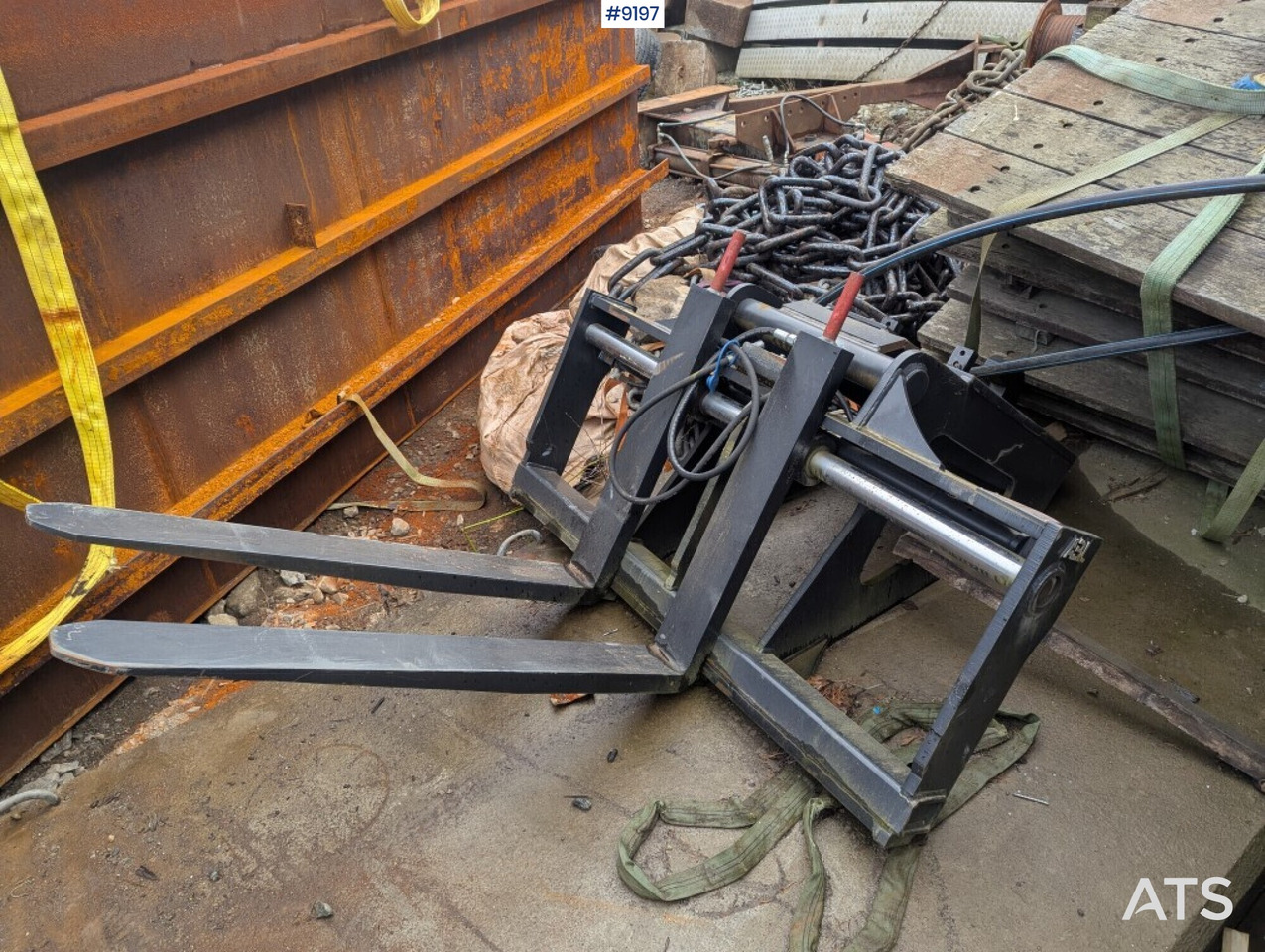 Hydraulic Pallet Forks for excavator - Echipamente de constructii: Foto 1 Hydraulic Pallet Forks for excavator - Echipamente de constructii: Foto 1