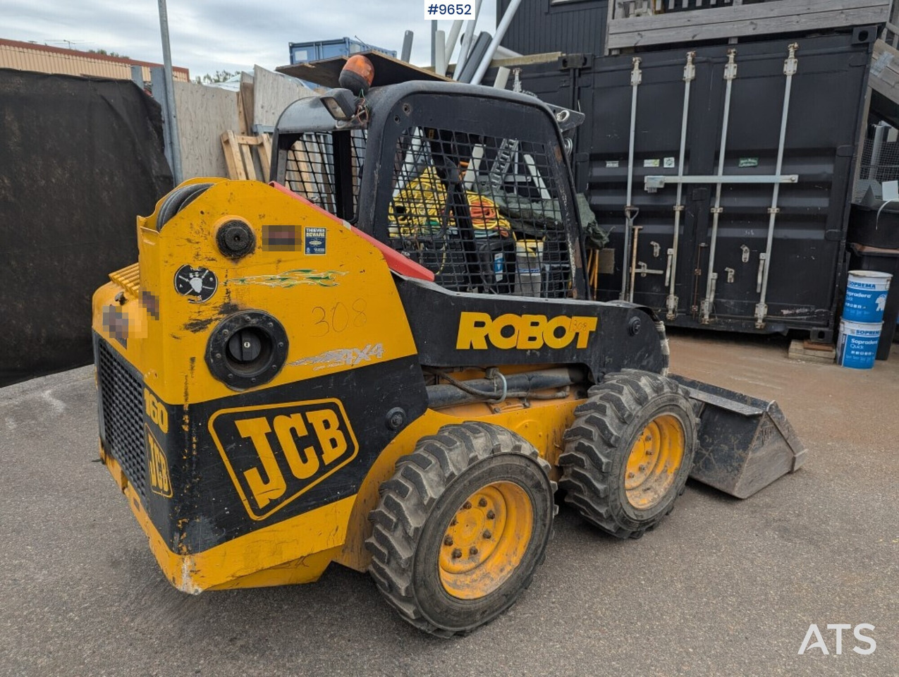 JCB Robot 160 tool carrier with grading bucket - Încărcător articulat: Foto 4 JCB Robot 160 tool carrier with grading bucket - Încărcător articulat: Foto 4