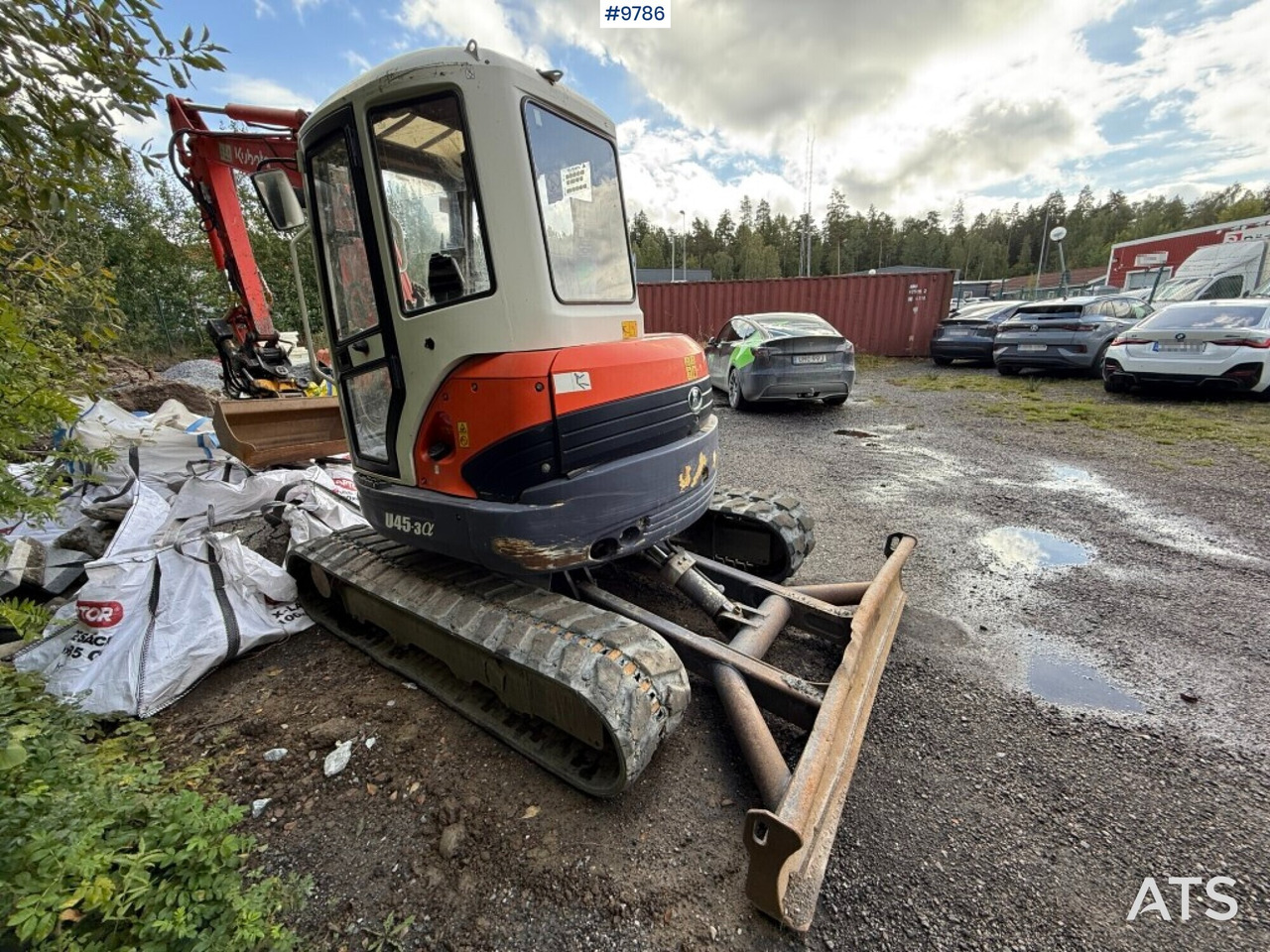 Kubota U45-3a crawler excavator with tiltrotator and buckets - Mini excavator: Foto 5 Kubota U45-3a crawler excavator with tiltrotator and buckets - Mini excavator: Foto 5