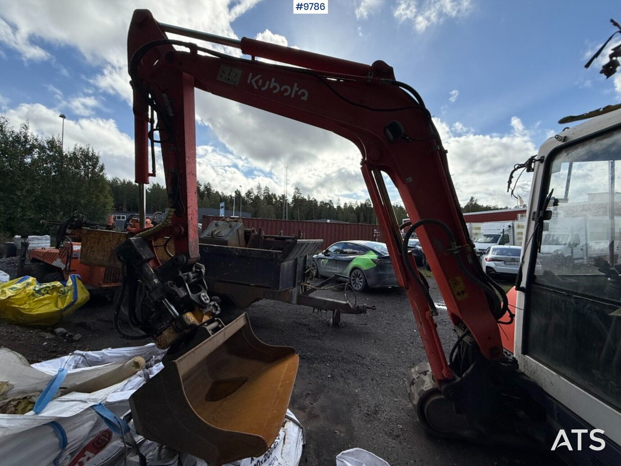 Kubota U45-3a crawler excavator with tiltrotator and buckets - Mini excavator: Foto 4 Kubota U45-3a crawler excavator with tiltrotator and buckets - Mini excavator: Foto 4