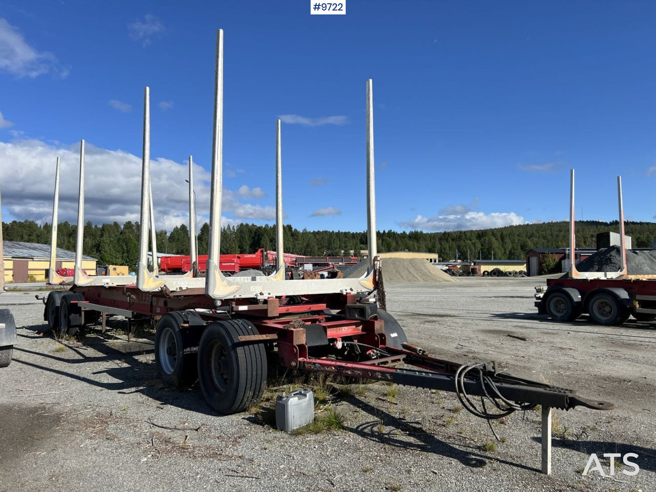 LEFAB V4 100 Timber trailer - Remorcă transport busteni: Foto 2 LEFAB V4 100 Timber trailer - Remorcă transport busteni: Foto 2