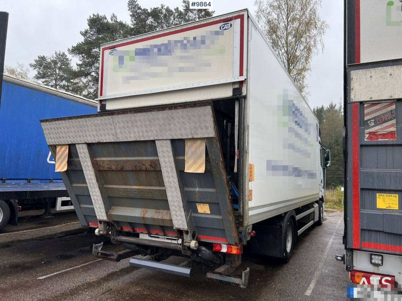 MERCEDES-BENZ ACTROS 963-0-A Box truck with tail lift - Camion furgon: Foto 3 MERCEDES-BENZ ACTROS 963-0-A Box truck with tail lift - Camion furgon: Foto 3