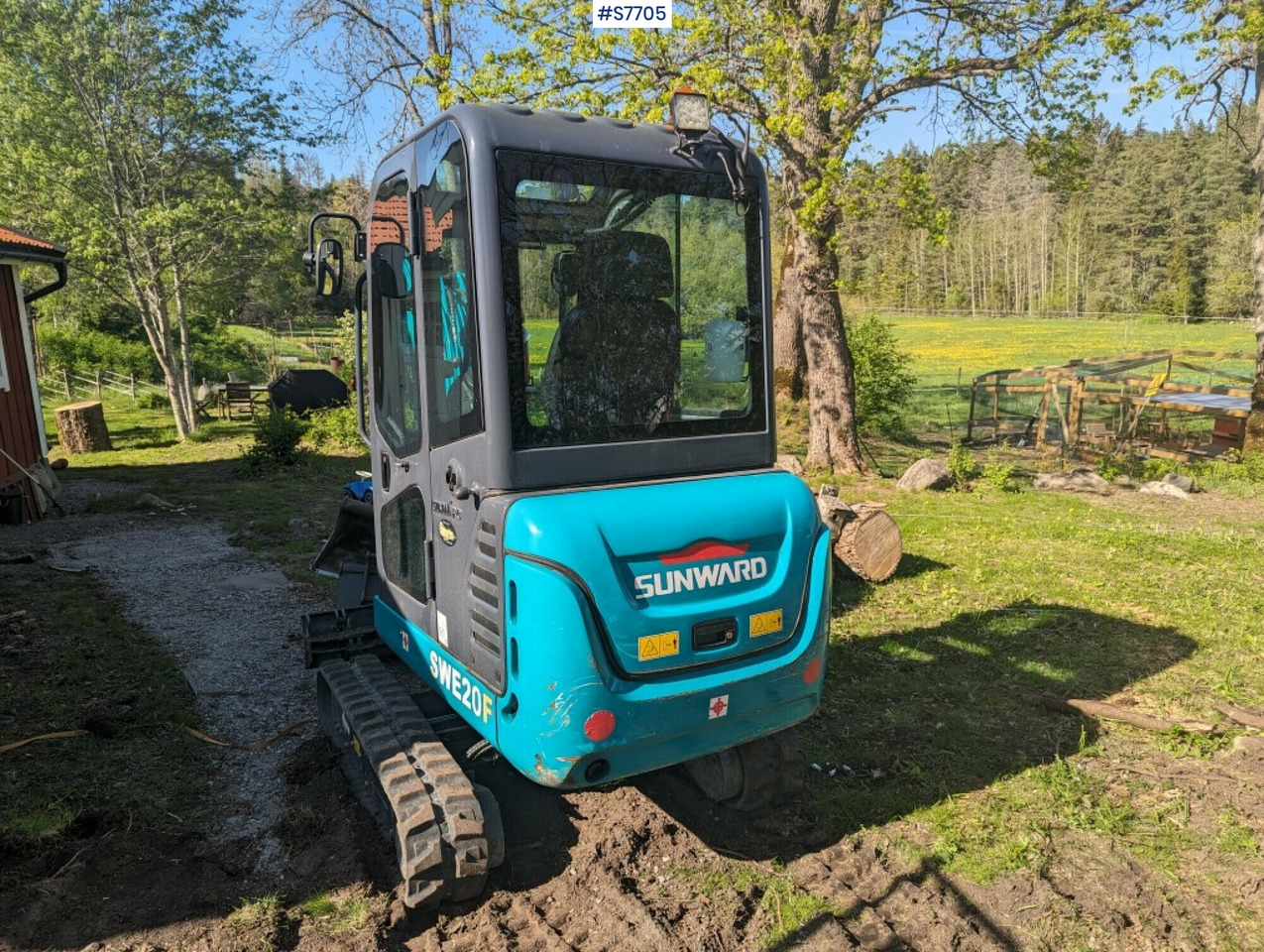 Mini excavator Sunward SWE20F with buckets SEE VIDEO - Excavator: Foto 2 Mini excavator Sunward SWE20F with buckets SEE VIDEO - Excavator: Foto 2