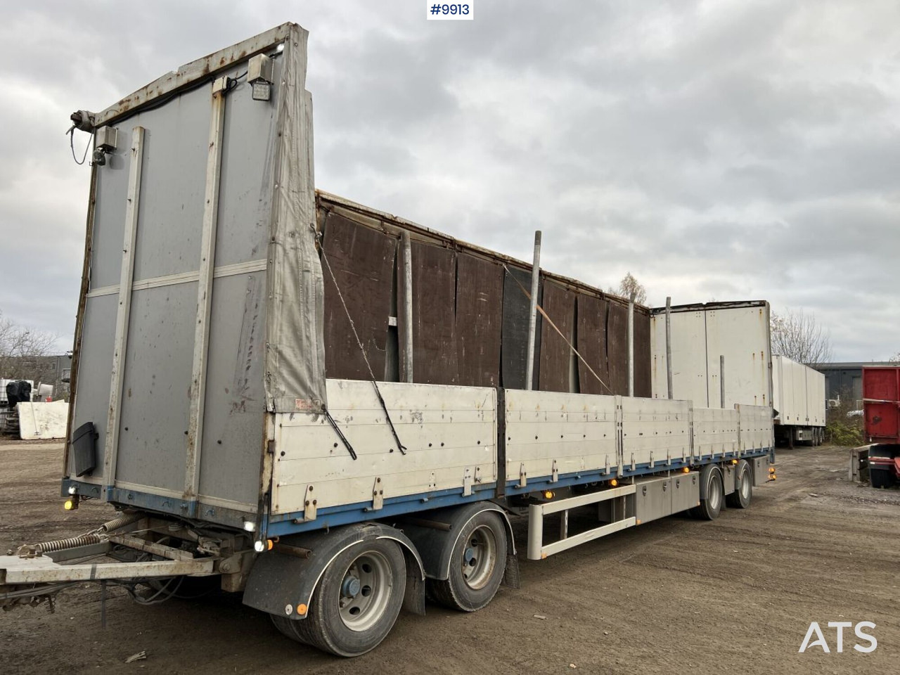 PARATOR SCV 18-20 Truck trailer with folding sides - Remorcă platformă: Foto 1 PARATOR SCV 18-20 Truck trailer with folding sides - Remorcă platformă: Foto 1