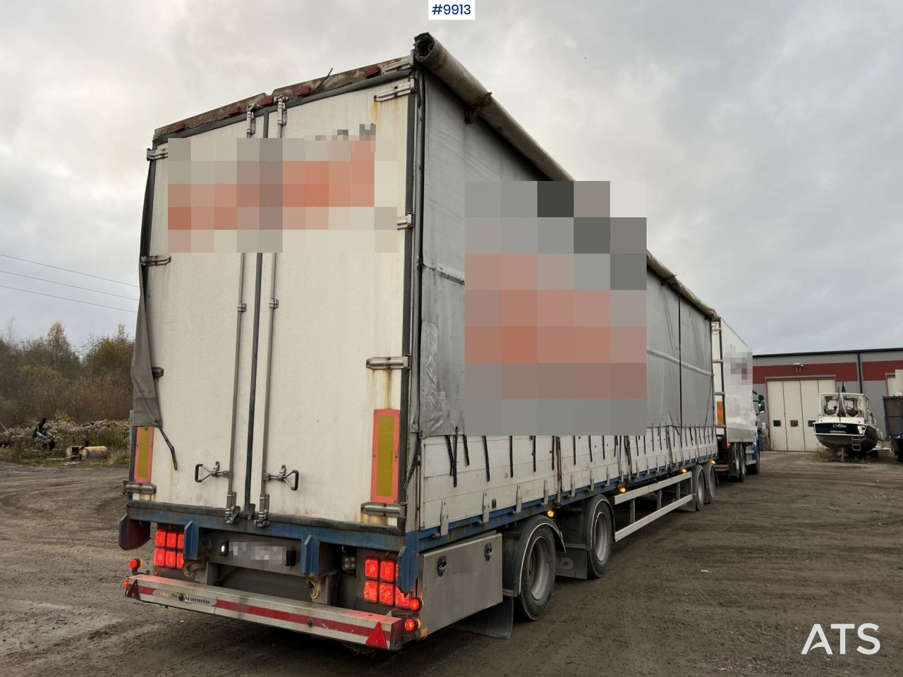PARATOR SCV 18-20 Truck trailer with folding sides - Remorcă platformă: Foto 4 PARATOR SCV 18-20 Truck trailer with folding sides - Remorcă platformă: Foto 4