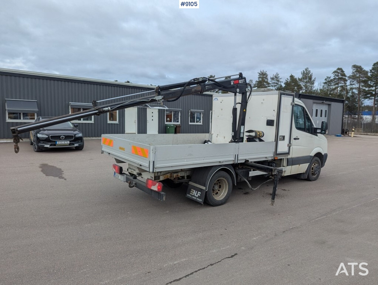 Camion cu macara Pickup Crane Truck VW Crafter 50 2.5 TDI with HIAB crane (SEE VIDEO): Foto 8