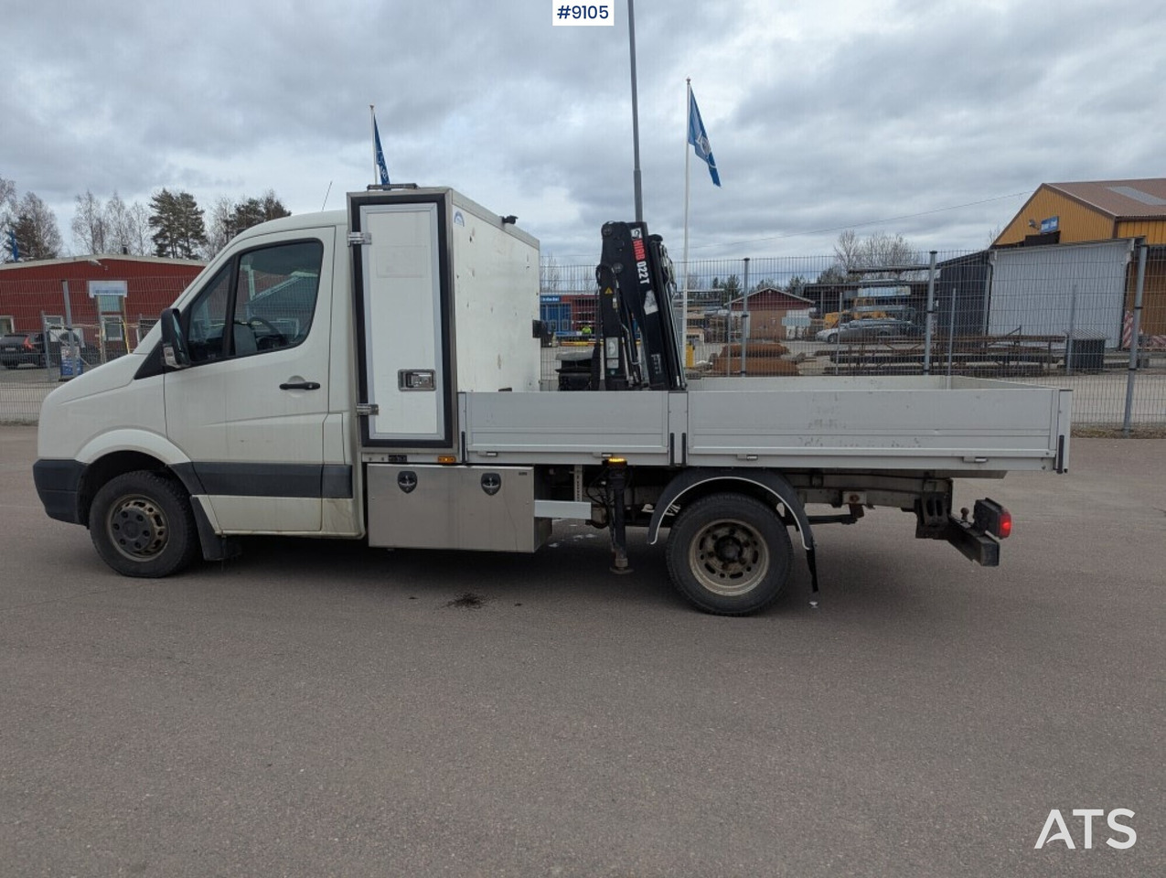 Camion cu macara Pickup Crane Truck VW Crafter 50 2.5 TDI with HIAB crane (SEE VIDEO): Foto 20