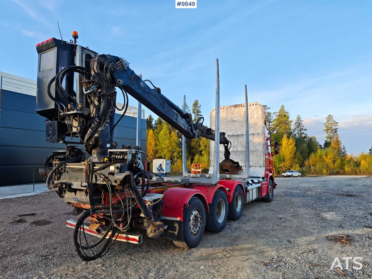 Scania R730 Tridem Timber Truck with Loglift F125S Crane (VIDEO) - Camion forestier, Camion cu macara: Foto 5 Scania R730 Tridem Timber Truck with Loglift F125S Crane (VIDEO) - Camion forestier, Camion cu macara: Foto 5
