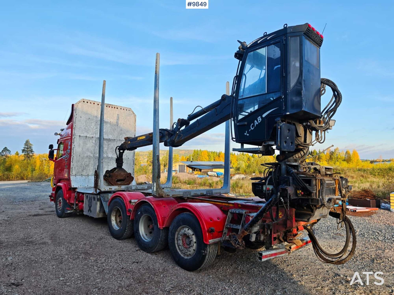 Scania R730 Tridem Timber Truck with Loglift F125S Crane (VIDEO) - Camion forestier, Camion cu macara: Foto 4 Scania R730 Tridem Timber Truck with Loglift F125S Crane (VIDEO) - Camion forestier, Camion cu macara: Foto 4