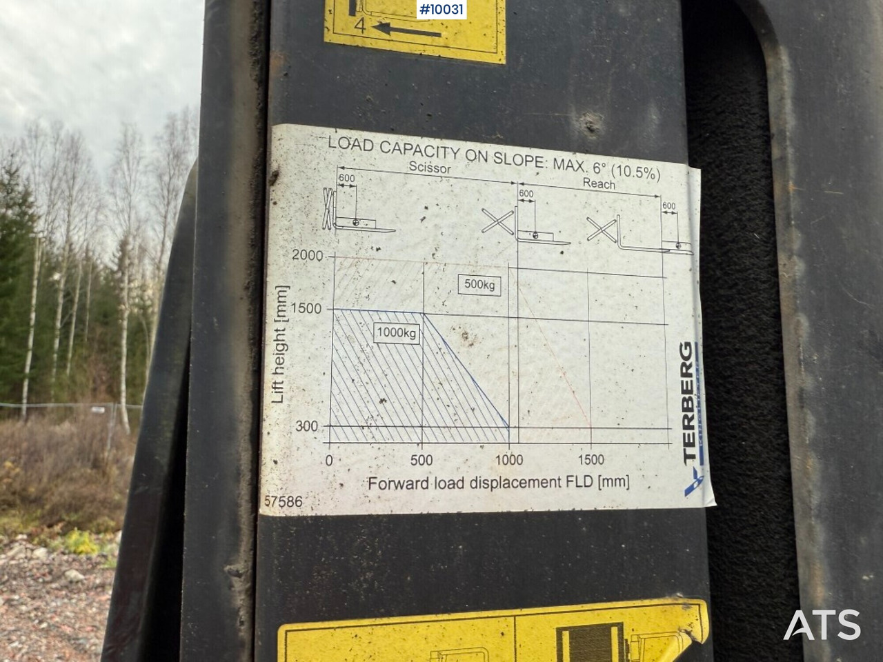 Stivuitor transportabil Truck Terberg Kinglifter TKL-M 3x3: Foto 19