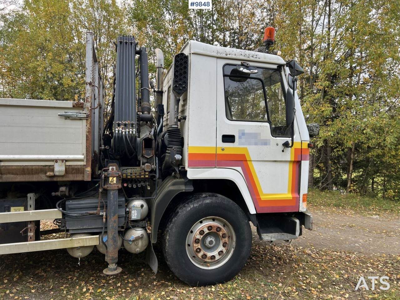 VOLVO FL7 4X2 Crane truck/Dump truck with Hiab071 crane - Camion basculantă, Camion cu macara: Foto 4 VOLVO FL7 4X2 Crane truck/Dump truck with Hiab071 crane - Camion basculantă, Camion cu macara: Foto 4