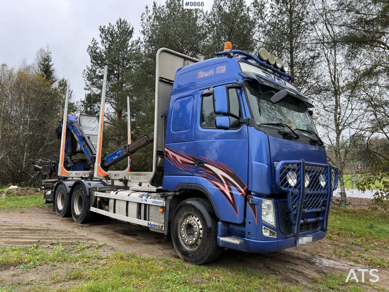 Volvo FH D13 Timber truck with Palfinger M110 crane - Camion forestier: Foto 1 Volvo FH D13 Timber truck with Palfinger M110 crane - Camion forestier: Foto 1
