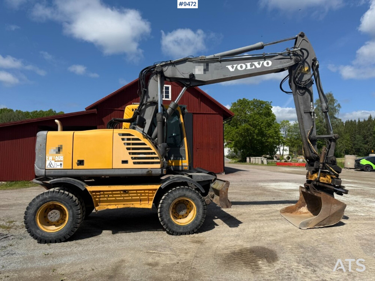 Wheel excavator Volvo EW160B, Tiltrotator - Excavator pe roţi: Foto 2 Wheel excavator Volvo EW160B, Tiltrotator - Excavator pe roţi: Foto 2