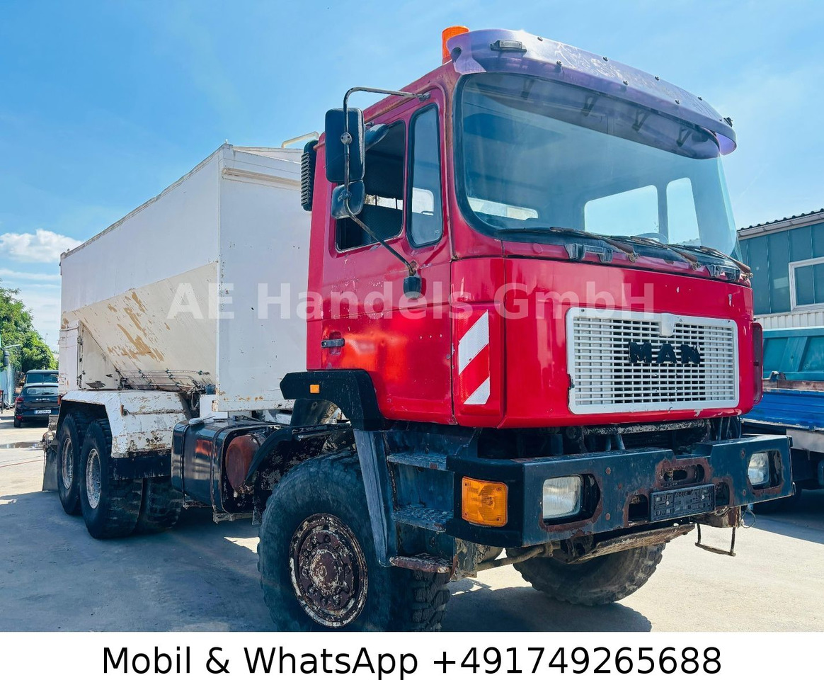 Camion MAN F10 BB 6x6 Bindemittelstreuer *Manual/Analog: Foto 19