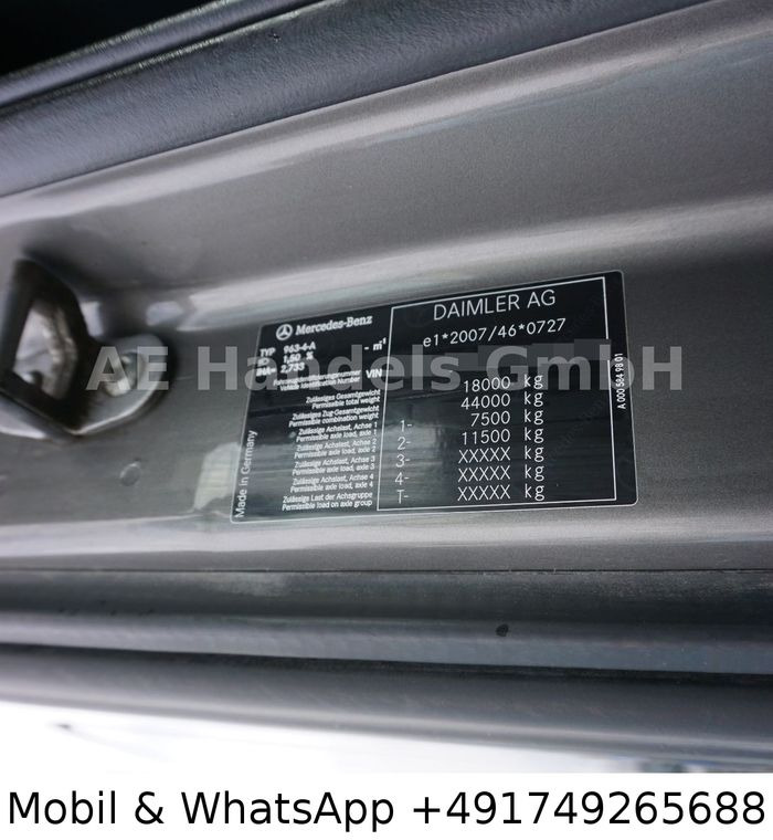 Leasing de Mercedes-Benz Arocs 1853 L BL 4x4 HAD*Retarder/Hydr./LDW/Alcoa  Mercedes-Benz Arocs 1853 L BL 4x4 HAD*Retarder/Hydr./LDW/Alcoa: Foto 7