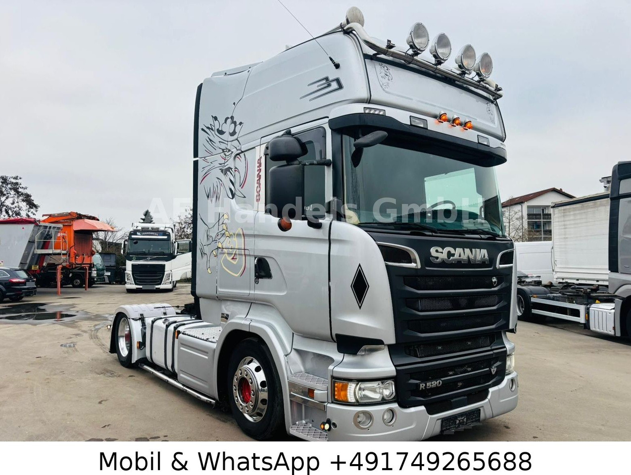 Scania R520 V8 Topline LL Low *Retarder/Hubsattel/ACC - Cap tractor: Foto 1 Scania R520 V8 Topline LL Low *Retarder/Hubsattel/ACC - Cap tractor: Foto 1