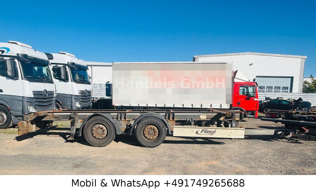 Fliegl TWP 180 Tandem BDF Tiefgekoppelt *Scheibenbremse - Remorcă şasiu: Foto 2 Fliegl TWP 180 Tandem BDF Tiefgekoppelt *Scheibenbremse - Remorcă şasiu: Foto 2