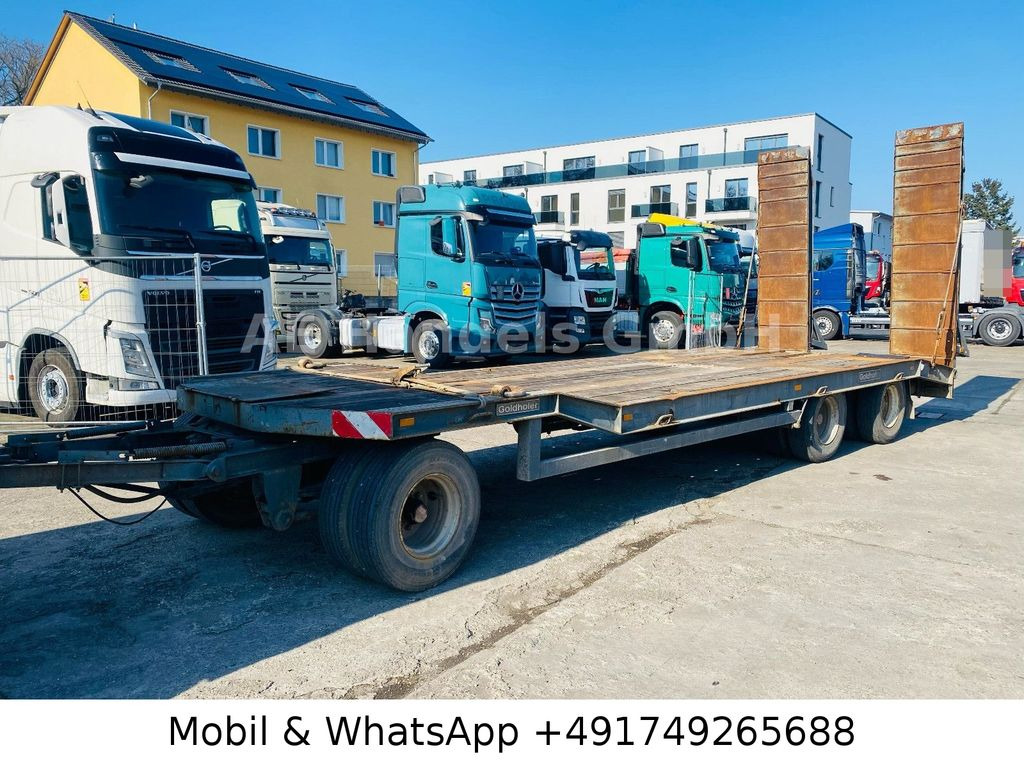 Goldhofer TU 3-24/80 Drehschemel *Rampen/L.8,30m/TÜV-11.25  - Remorcă transport agabaritic: Foto 1 Goldhofer TU 3-24/80 Drehschemel *Rampen/L.8,30m/TÜV-11.25  - Remorcă transport agabaritic: Foto 1