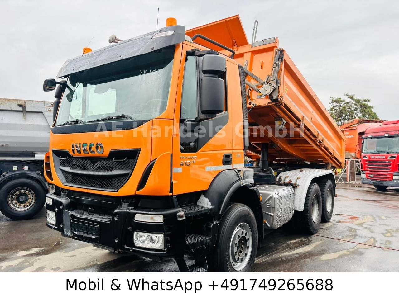 Iveco Trakker 410 E6 BB 6x4 Meiller-Kipper *10m³/AHK - Camion basculantă: Foto 1 Iveco Trakker 410 E6 BB 6x4 Meiller-Kipper *10m³/AHK - Camion basculantă: Foto 1