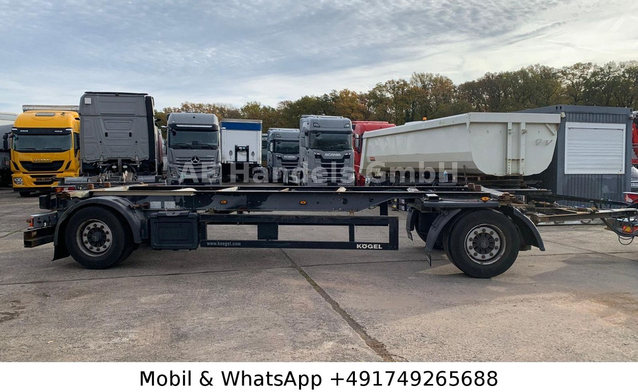 Kögel AW 18 BDF Drehschemel *Scheibenbremsen/Vollluft - Remorcă transport containere/ Swap body: Foto 2 Kögel AW 18 BDF Drehschemel *Scheibenbremsen/Vollluft - Remorcă transport containere/ Swap body: Foto 2
