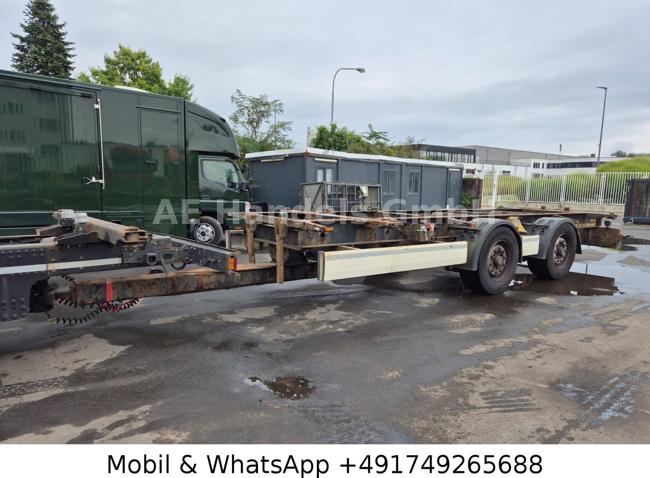 Krone ZZ Tandem BDF Tiefgekoppelt *Wabco/BWP/Luft - Remorcă şasiu: Foto 1 Krone ZZ Tandem BDF Tiefgekoppelt *Wabco/BWP/Luft - Remorcă şasiu: Foto 1