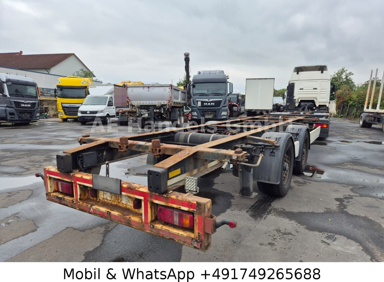 Krone ZZ Tandem BDF Tiefgekoppelt *Wabco/BWP/Luft - Remorcă şasiu: Foto 5 Krone ZZ Tandem BDF Tiefgekoppelt *Wabco/BWP/Luft - Remorcă şasiu: Foto 5