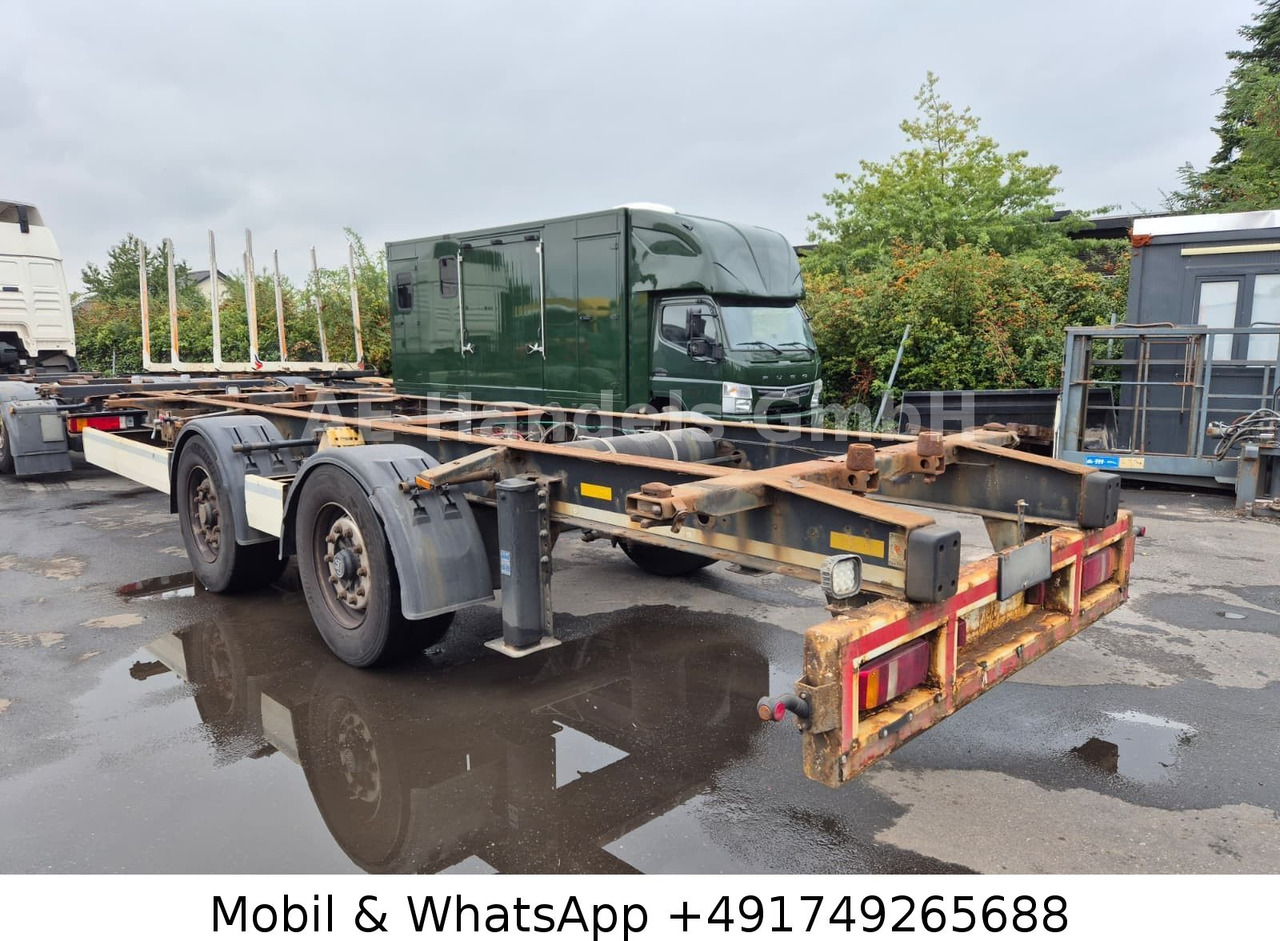 Krone ZZ Tandem BDF Tiefgekoppelt *Wabco/BWP/Luft - Remorcă şasiu: Foto 3 Krone ZZ Tandem BDF Tiefgekoppelt *Wabco/BWP/Luft - Remorcă şasiu: Foto 3