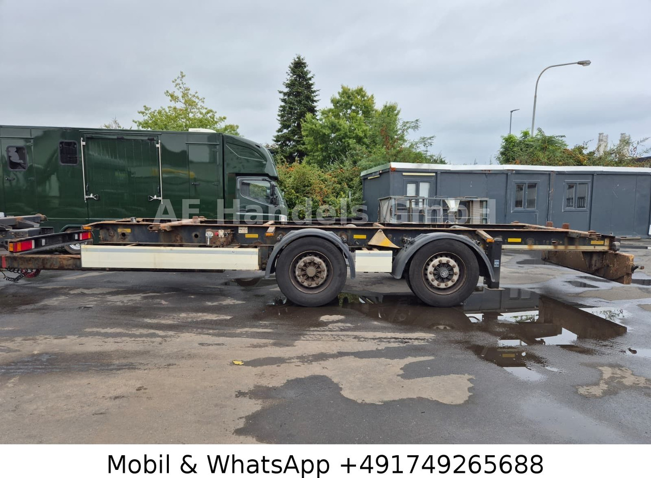 Krone ZZ Tandem BDF Tiefgekoppelt *Wabco/BWP/Luft - Remorcă şasiu: Foto 2 Krone ZZ Tandem BDF Tiefgekoppelt *Wabco/BWP/Luft - Remorcă şasiu: Foto 2