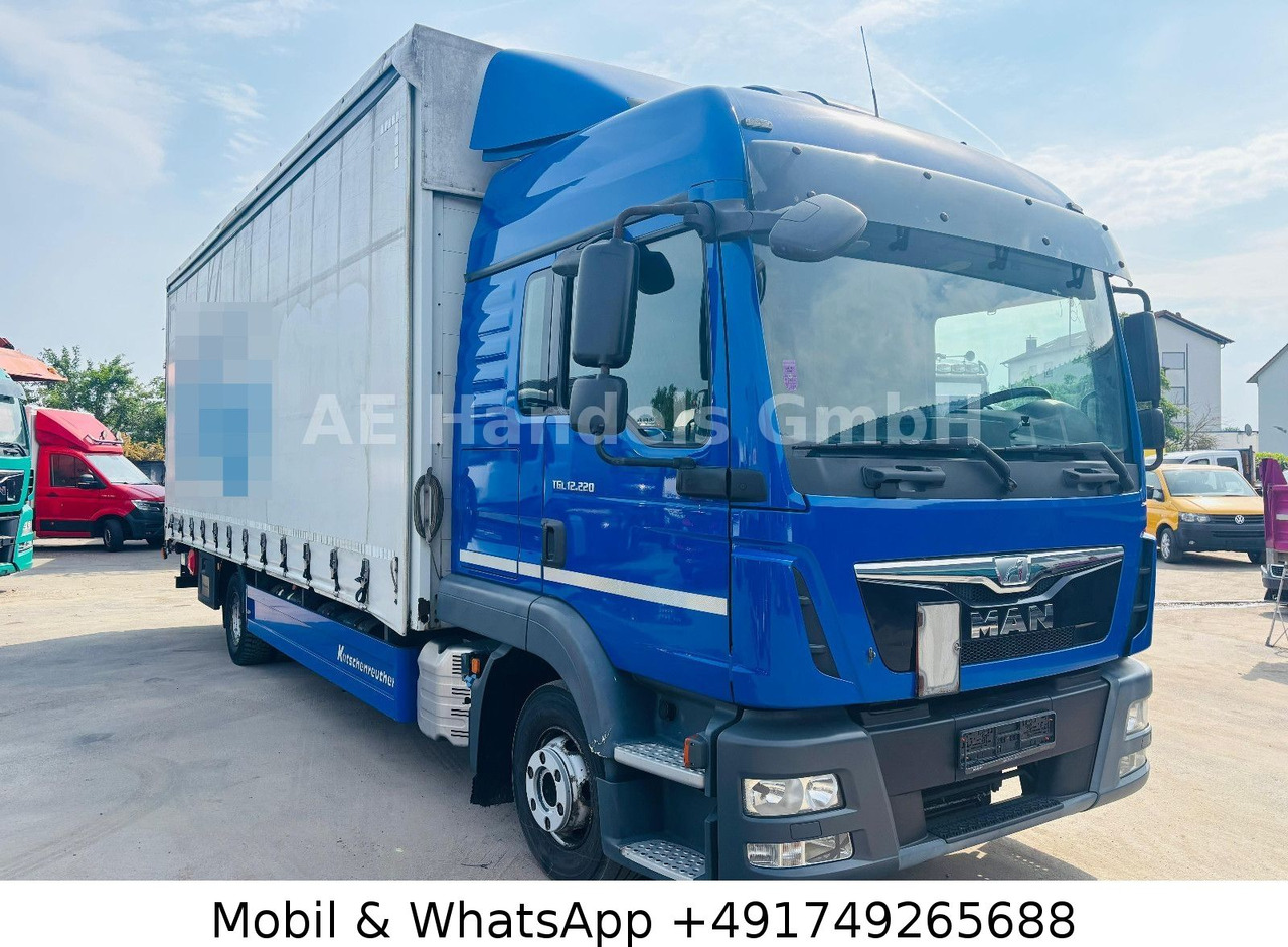 MAN TGL 12.220 LX BL*Tautliner/Edscha/LBW/Standklima - Camion cu prelată: Foto 1 MAN TGL 12.220 LX BL*Tautliner/Edscha/LBW/Standklima - Camion cu prelată: Foto 1