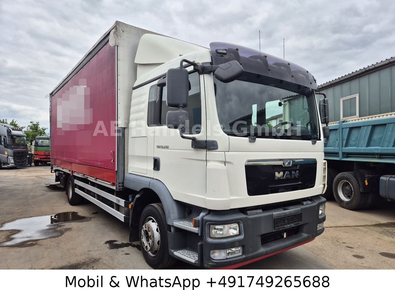 MAN TGM 12.290 L BL *Edscha / 2xTank / LBW / AHK - Camion cu prelată: Foto 1 MAN TGM 12.290 L BL *Edscha / 2xTank / LBW / AHK - Camion cu prelată: Foto 1