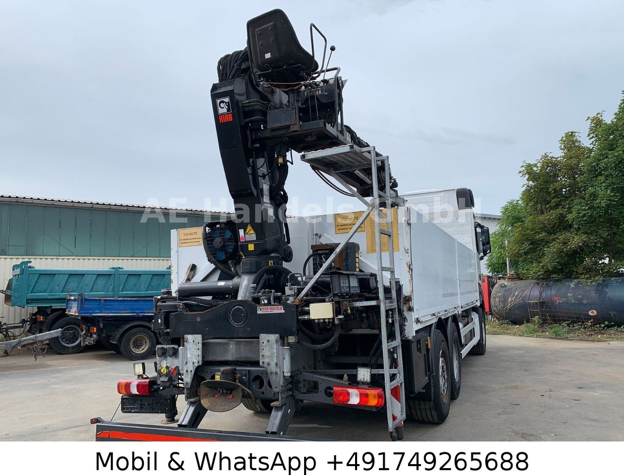 Mercedes-Benz Actros IV 2645 L LL 6x2 *Retarder/Hiab-177K-Pro - Camion platformă, Camion cu macara: Foto 5 Mercedes-Benz Actros IV 2645 L LL 6x2 *Retarder/Hiab-177K-Pro - Camion platformă, Camion cu macara: Foto 5