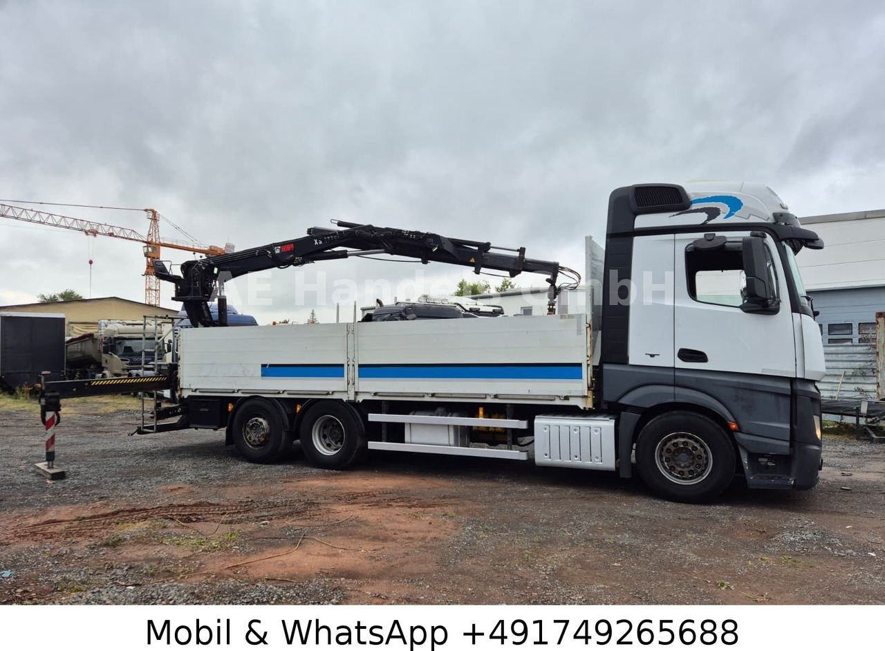 Mercedes-Benz Actros IV 2645 L LL 6x2 *Retarder/Hiab-177K-Pro - Camion platformă, Camion cu macara: Foto 4 Mercedes-Benz Actros IV 2645 L LL 6x2 *Retarder/Hiab-177K-Pro - Camion platformă, Camion cu macara: Foto 4