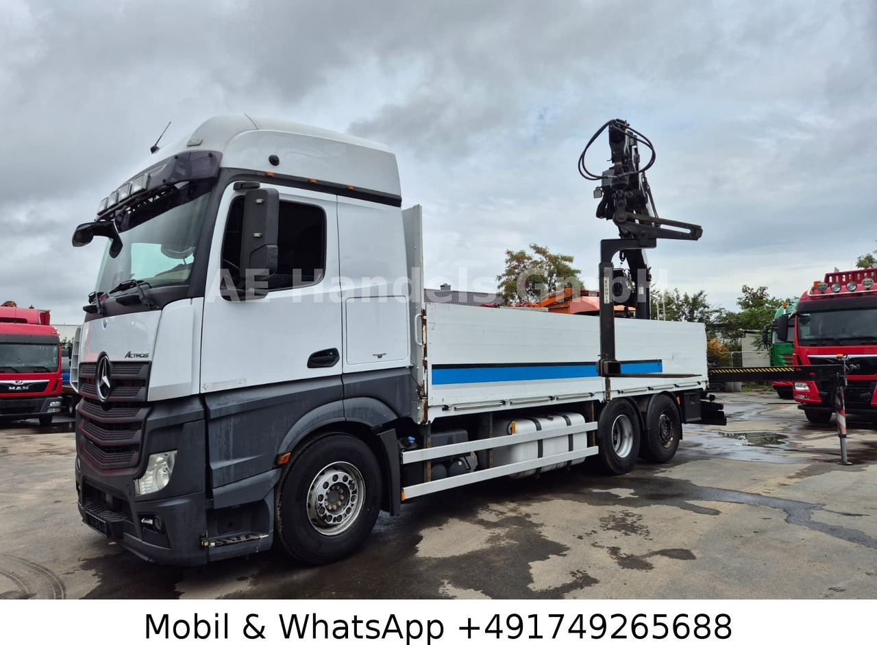 Mercedes-Benz Actros IV 2645 L LL 6x2 *Retarder/Hiab-177K-Pro - Camion platformă, Camion cu macara: Foto 2 Mercedes-Benz Actros IV 2645 L LL 6x2 *Retarder/Hiab-177K-Pro - Camion platformă, Camion cu macara: Foto 2