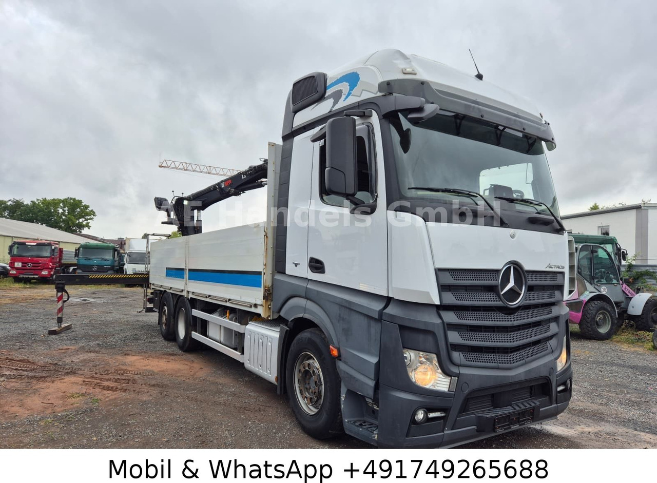 Mercedes-Benz Actros IV 2646 L LL 6x2 *Retarder/Hiab-177K-Pro - Camion platformă, Camion cu macara: Foto 3 Mercedes-Benz Actros IV 2646 L LL 6x2 *Retarder/Hiab-177K-Pro - Camion platformă, Camion cu macara: Foto 3