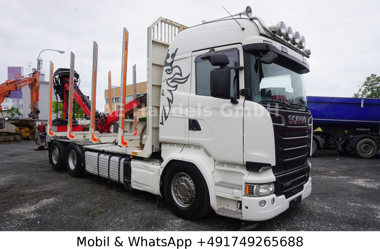 Scania R580 V8 Highline Palfinger-M120L97 *Retarder/ACC - Camion forestier, Camion cu macara: Foto 2 Scania R580 V8 Highline Palfinger-M120L97 *Retarder/ACC - Camion forestier, Camion cu macara: Foto 2