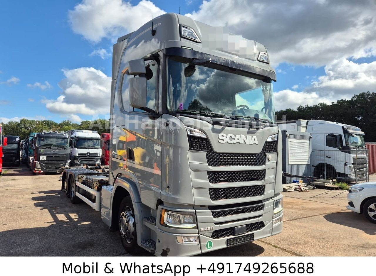 Scania S450 HighLine BDF *Retarder/Lenk+Lift/Multi/LBW - Camion transport containere/ Swap body: Foto 1 Scania S450 HighLine BDF *Retarder/Lenk+Lift/Multi/LBW - Camion transport containere/ Swap body: Foto 1