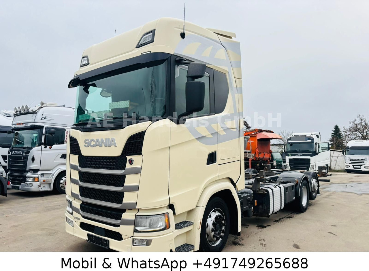 Camion transport containere/ Swap body Scania S450 HighLine LL 6x2 BDF*Retarder/AHK/2xTank/ACC: Foto 7