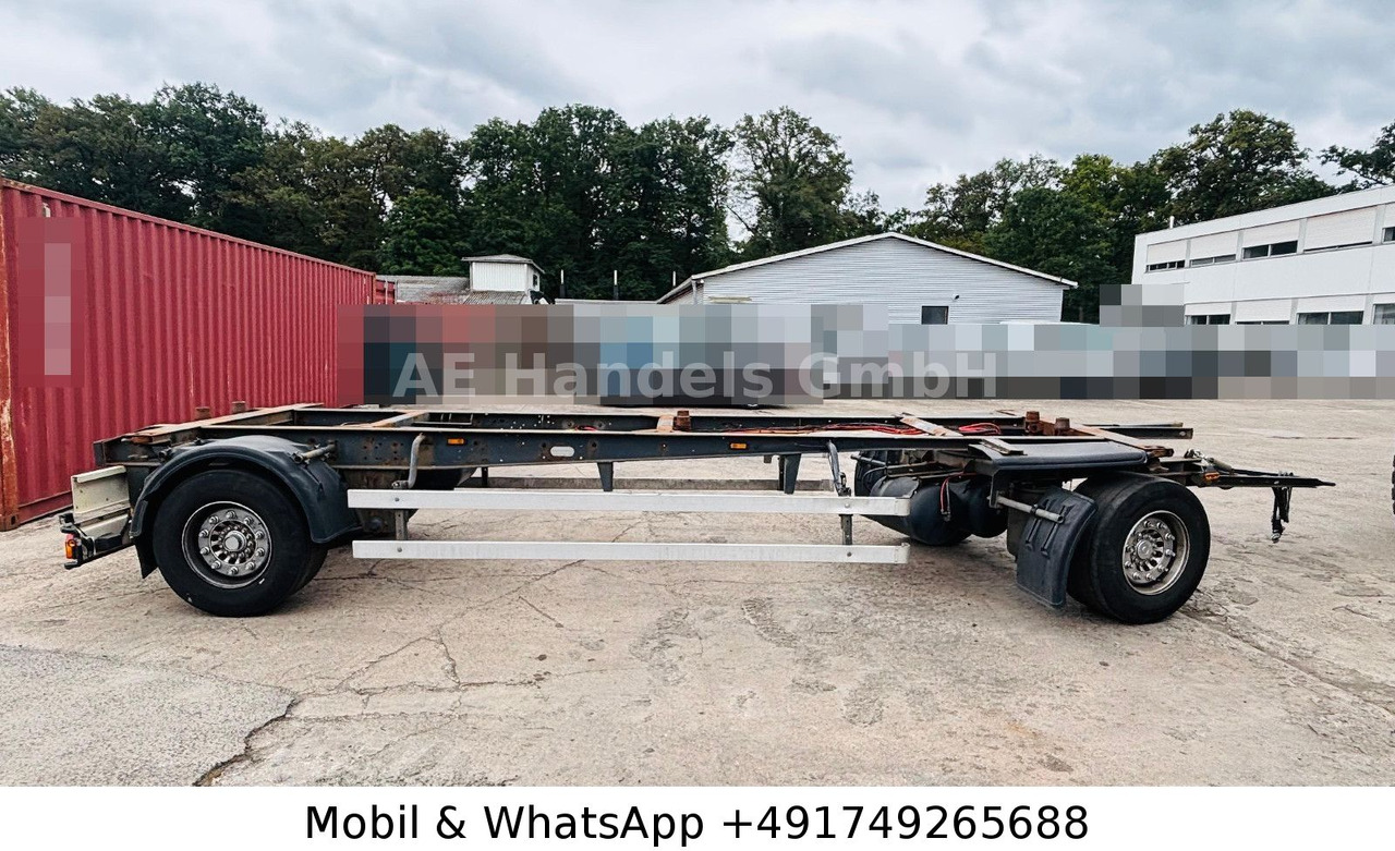 Schmitz Cargobull AFW 18 Drehschemelanhänger *TÜV/SAF-Achsen/Alcoa - Remorcă şasiu: Foto 2 Schmitz Cargobull AFW 18 Drehschemelanhänger *TÜV/SAF-Achsen/Alcoa - Remorcă şasiu: Foto 2