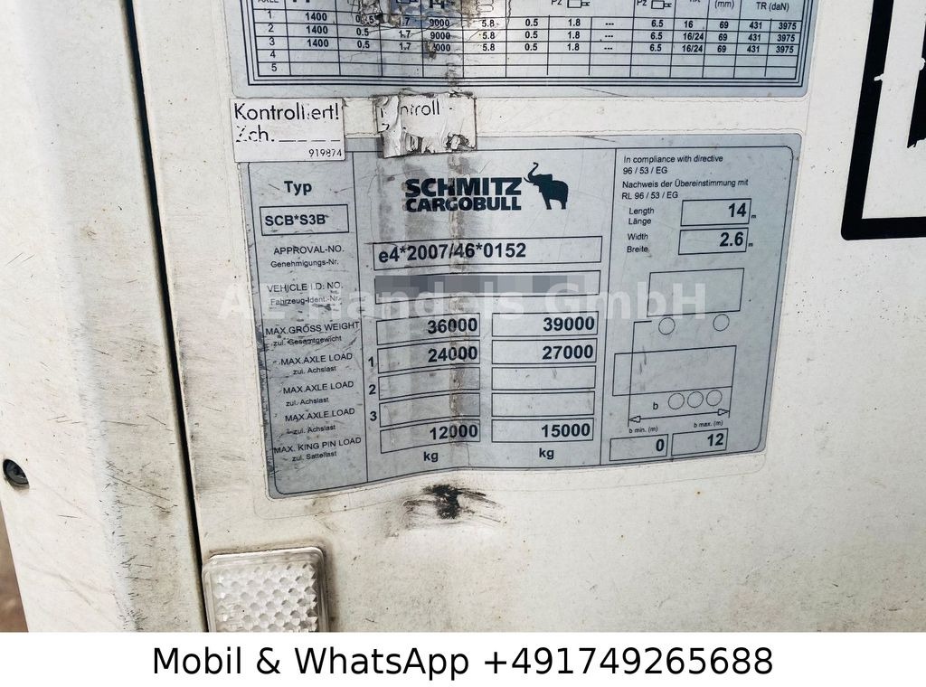 Semiremorcă frigider Schmitz Cargobull SKO 24/13.4 FP60 Cool *Carrier-Vector-1950/+-30° Schmitz Cargobull SKO 24/13.4 FP60 Cool *Carrier-Vector-1950/+-30°: Foto 17 Semiremorcă frigider Schmitz Cargobull SKO 24/13.4 FP60 Cool *Carrier-Vector-1950/+-30° Schmitz Cargobull SKO 24/13.4 FP60 Cool *Carrier-Vector-1950/+-30°: Foto 17