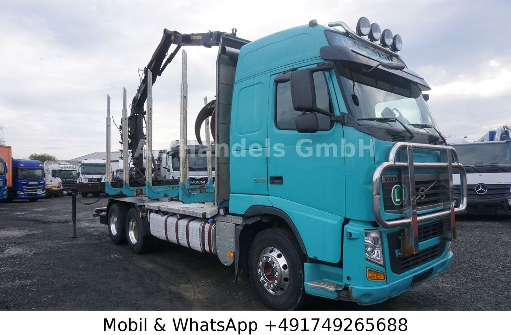 Volvo FH 540 Globe BL 6x4 Hiab 115z-80 *VEB+/AHK - Camion forestier, Camion cu macara: Foto 4 Volvo FH 540 Globe BL 6x4 Hiab 115z-80 *VEB+/AHK - Camion forestier, Camion cu macara: Foto 4