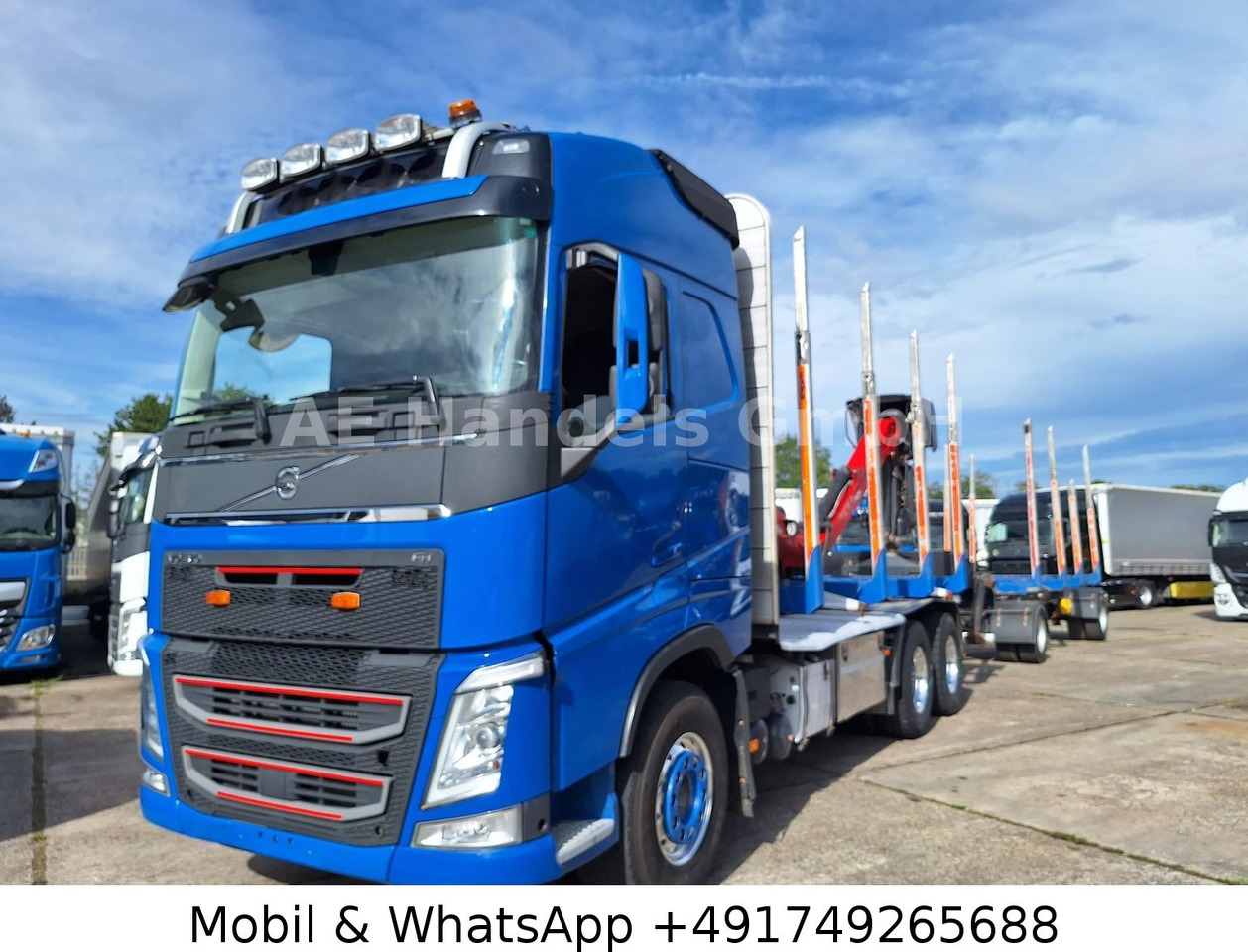 Volvo FH 540 Globe BL 6x4 Palfinger M12L80 *Retarder - Camion forestier, Camion cu macara: Foto 2 Volvo FH 540 Globe BL 6x4 Palfinger M12L80 *Retarder - Camion forestier, Camion cu macara: Foto 2