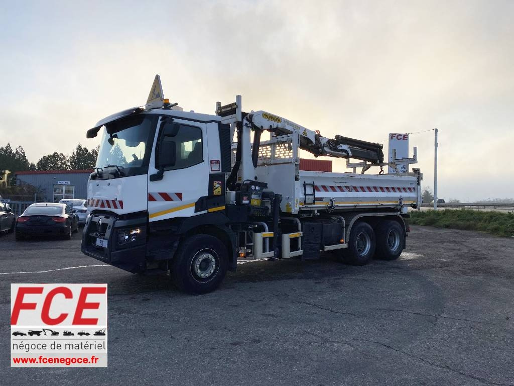 Renault C430 Dti11-Palfinger PK19.001/Tri-Benne endommagé - Camion basculantă: Foto 1 Renault C430 Dti11-Palfinger PK19.001/Tri-Benne endommagé - Camion basculantă: Foto 1