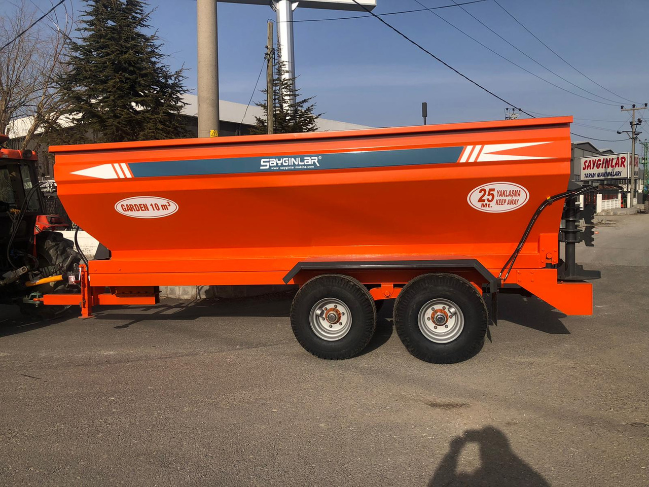 SAYGINLAR GARDEN 10 TON - Maşină de împrăştiat gunoi de grajd: Foto 1 SAYGINLAR GARDEN 10 TON - Maşină de împrăştiat gunoi de grajd: Foto 1