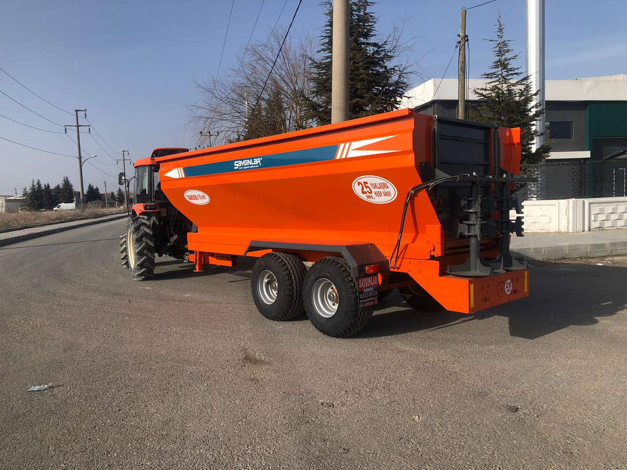 SAYGINLAR GARDEN 10 TON - Maşină de împrăştiat gunoi de grajd: Foto 2 SAYGINLAR GARDEN 10 TON - Maşină de împrăştiat gunoi de grajd: Foto 2