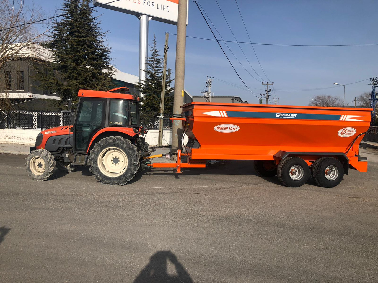 SAYGINLAR GARDEN 10 TON - Maşină de împrăştiat gunoi de grajd: Foto 5 SAYGINLAR GARDEN 10 TON - Maşină de împrăştiat gunoi de grajd: Foto 5