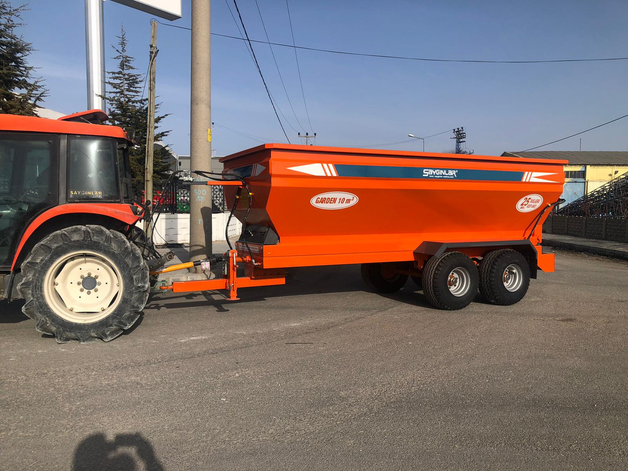 SAYGINLAR GARDEN 10 TON - Maşină de împrăştiat gunoi de grajd: Foto 4 SAYGINLAR GARDEN 10 TON - Maşină de împrăştiat gunoi de grajd: Foto 4