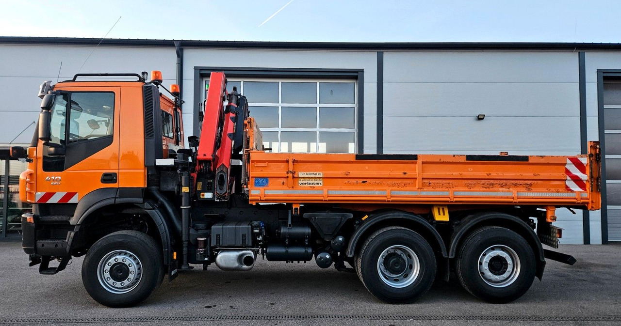 Iveco Trakker 410 6x4-4 EEV Palfinger PK12502 Funk - Camion basculantă, Camion cu macara: Foto 5 Iveco Trakker 410 6x4-4 EEV Palfinger PK12502 Funk - Camion basculantă, Camion cu macara: Foto 5