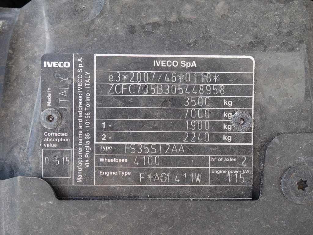 Autoutilitară cu prelată Iveco Daily 35 S 16: Foto 13