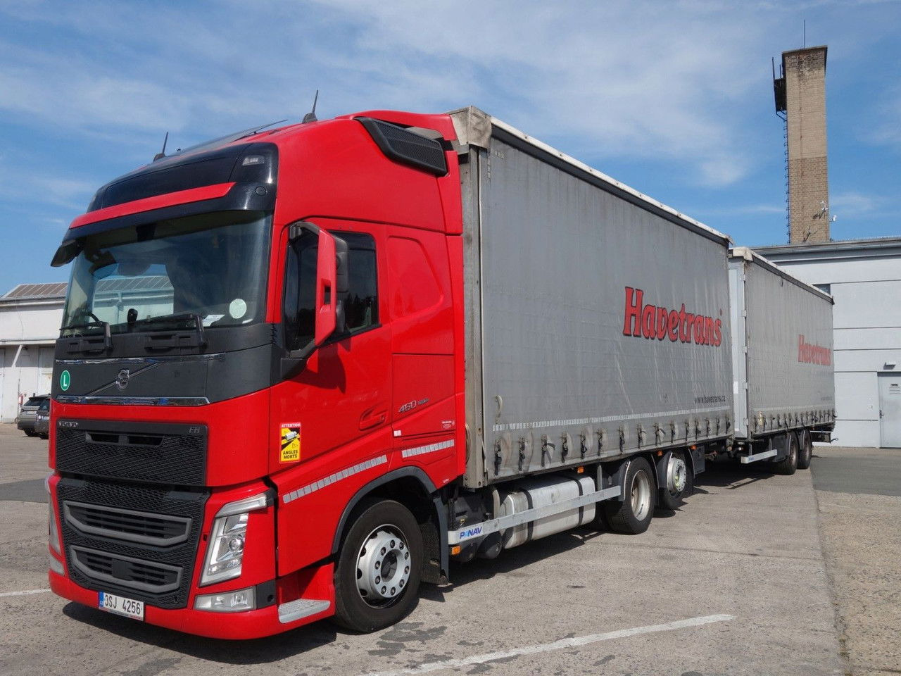 Volvo FH 460 XL 6x2, 120 cbm, Durchfahren - Camion cu prelată: Foto 1 Volvo FH 460 XL 6x2, 120 cbm, Durchfahren - Camion cu prelată: Foto 1