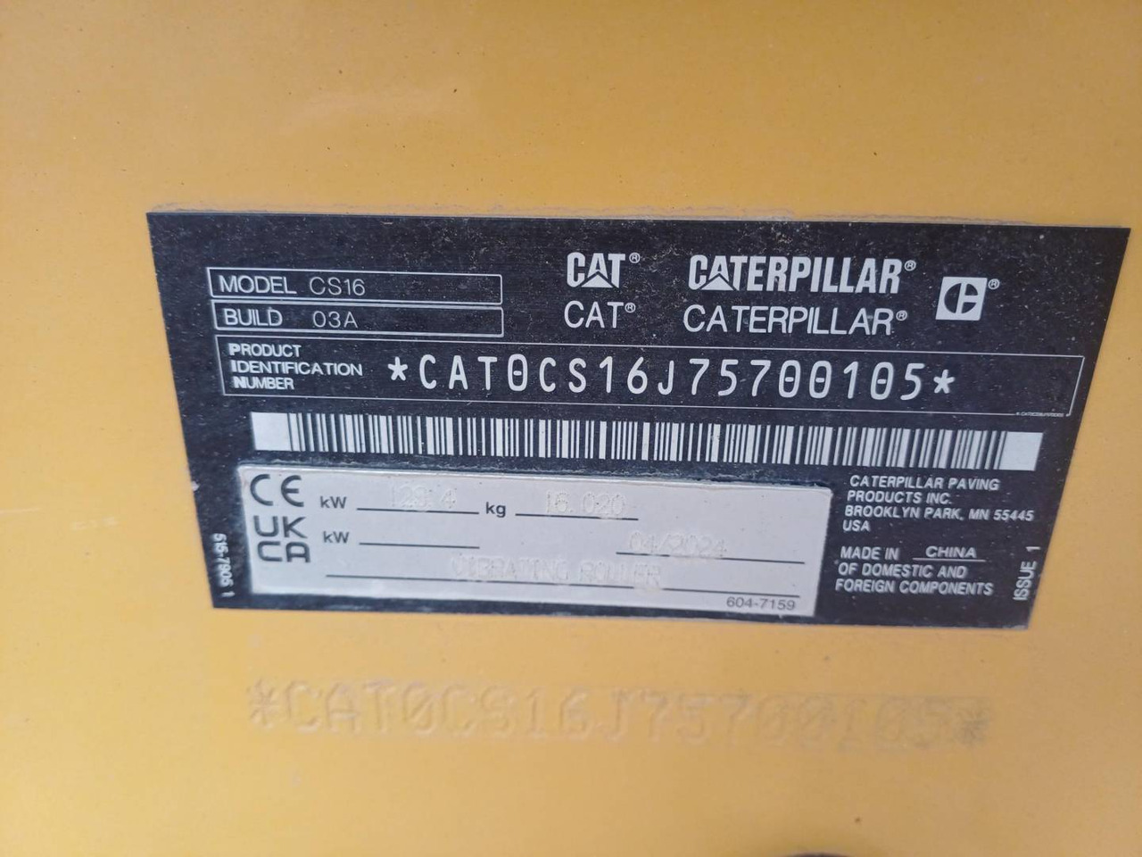 Compactor CAT CS16-03: Foto 6
